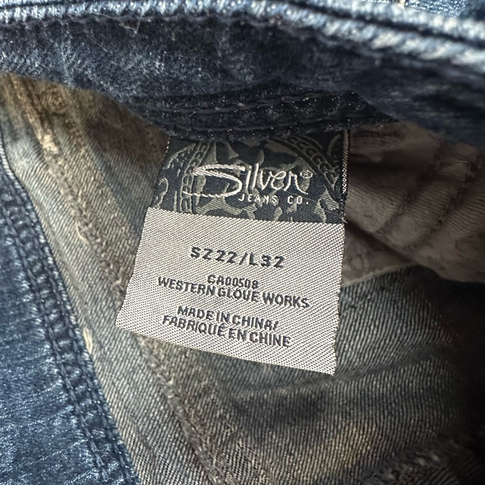 Silver Jeans Women’s Suki Surplus Jeans Size 22 Dark Wash Excellent Condition - Picture 7 of 8